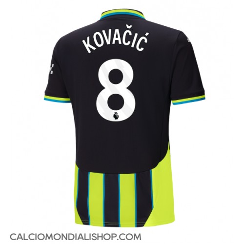 Maglie da calcio Manchester City Mateo Kovacic #8 Seconda Maglia 2024-25 Manica Corta